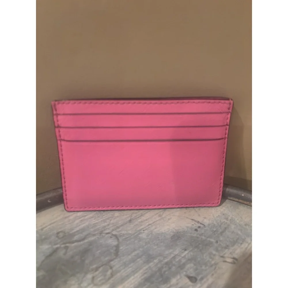 Kate Spade Schuyler Small Slim Card Holder Baja Rose Pink  Wallet NWT‎ $39